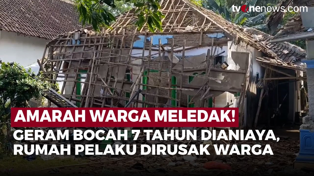 Massa Amuk Rumah Pelaku Penganiayaan Bocah 7 Tahun di Pasuruan! | OneNews Update