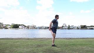 Butt Kick Pull DYNAMIC STRETCHES