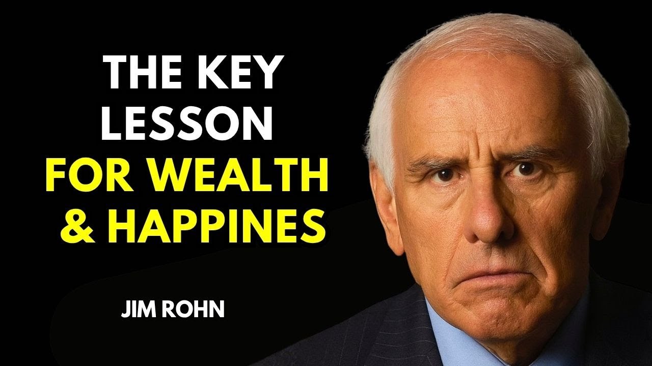 Jim Rohn Wealth The KEY Lesson For WEALTH & HAPPINES | Jim Rohn Motivation - YouTube