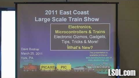 Model Train Electronics: Part (1/8): Gizmos, Gadgets, Tips - Learn to Build with a PICAXE Controller