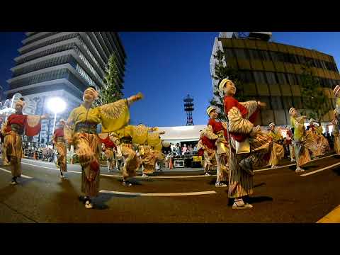 25 よさこいあっぱれ 安濃津よさこい2019 津中央郵便局前会場 wide
