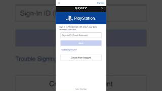 How to log in with a Playstation account to MyNBA 2k22 app? screenshot 5