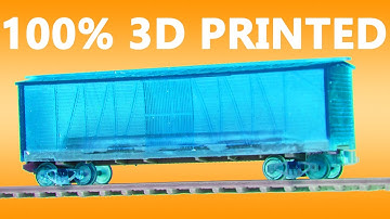 Creating an entire model railroad with a 3D printer:  The Ultimate DIY Challenge