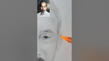 Vẽ chân dung Bác Hồ - Mừng Quốc Khánh 2/9 #QuocKhanh2/9, #hochiminh #portraitdrawing #vietnam