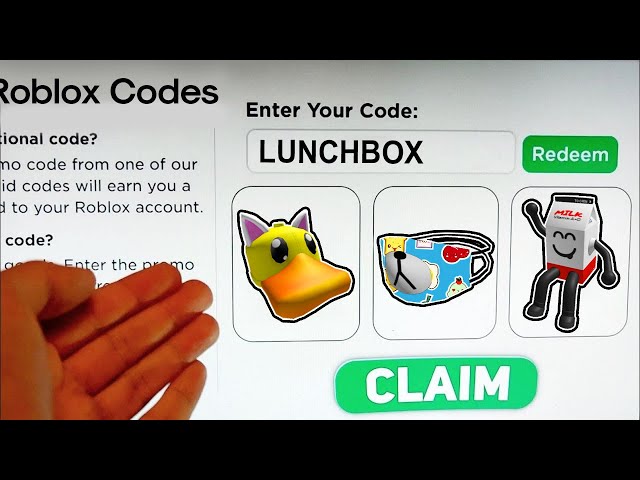 2022 *NEW APRIL* ROBLOX TOY CODES All Free ROBUX Items in APRIL