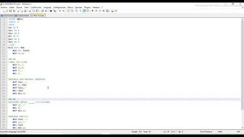Multiplicación en lenguaje ensamblador