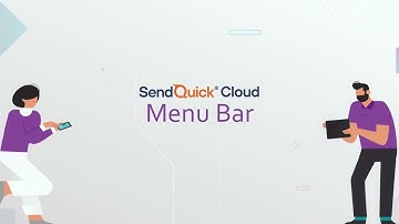 SendQuick Cloud Tutorial : Menu Bar