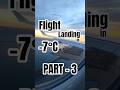 Flight Landing in -7°C 🛫🥶PART-3 #trendingshorts #minivlog  #dreamjourney