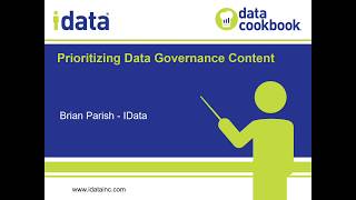 Prioritizing Data Governance Content