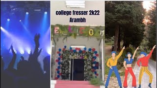 कॉलेज फ़्रेशर्स में किए बहुत मजे || FRESHERS || VSCG UUHF FRESHERS || DANCE SHOW 2K22 ||