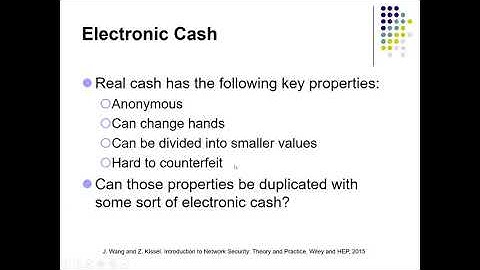 Blind Signatures and Electronic Cash