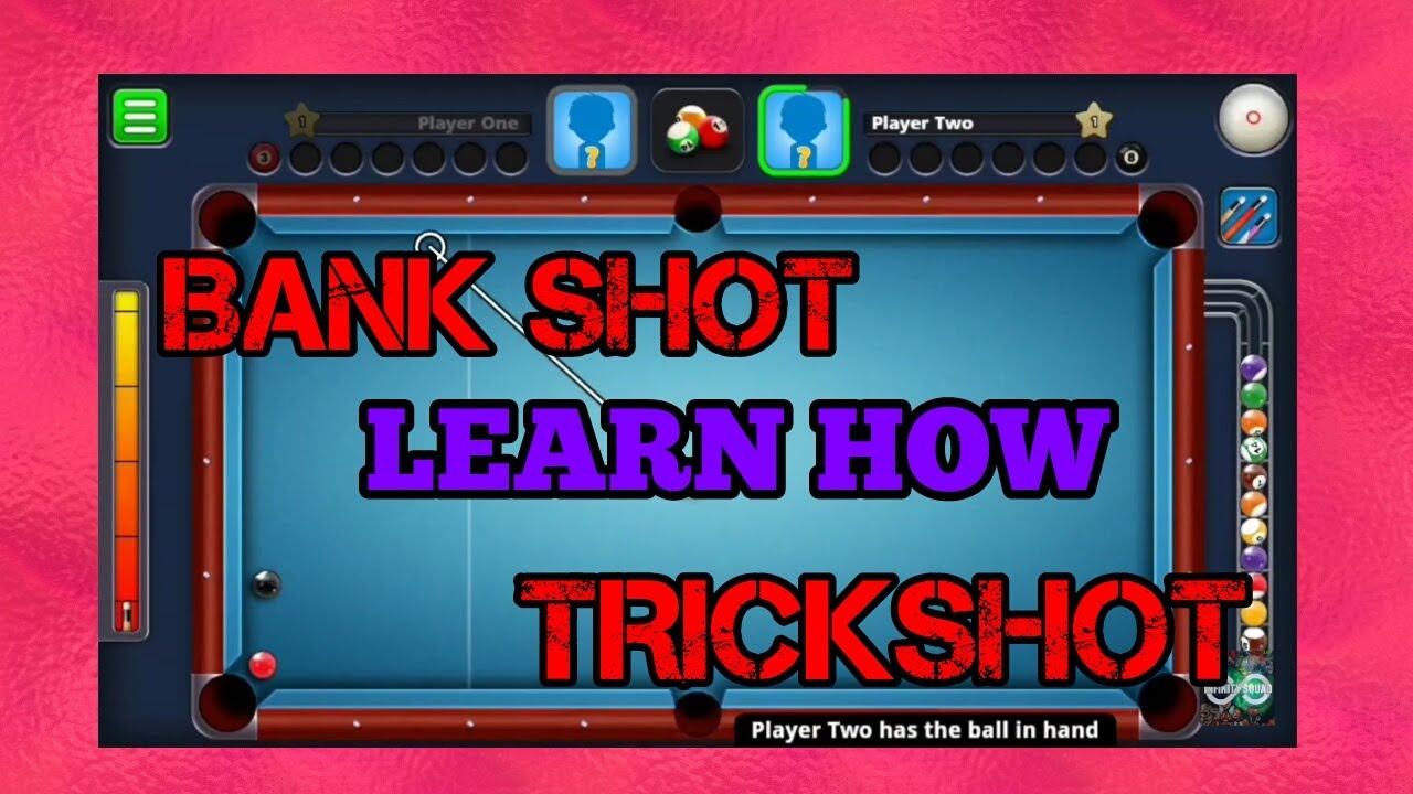 Bank/Back shot tutorial || Easy Trickshot Turorials 8 Ball pool - 