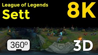 360 3D VR League of Legends Replay - Sett