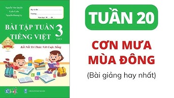 Tuần 20 - CƠN MƯA MÙA ĐÔNG | Bài tập tuần | Tiếng Việt lớp 3 | Tập 2 | Kết Nối | Cô Uyển Uyển (Mới)