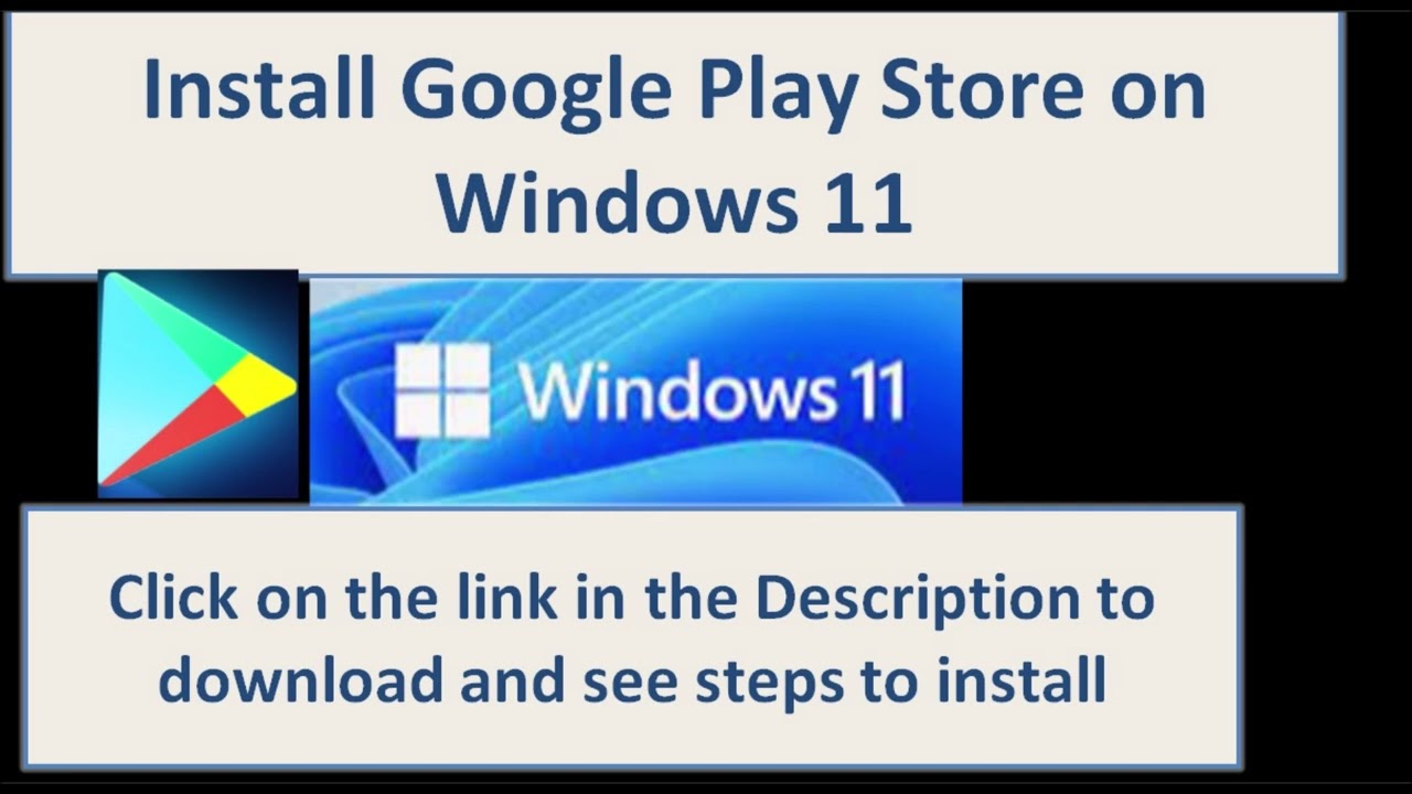 download play store windows 11