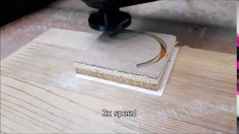 First CNC part on the dremel cnc.