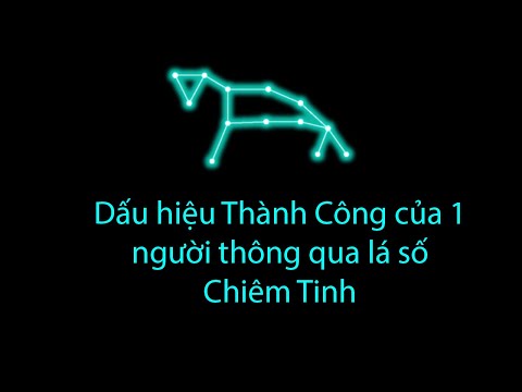Video Dấu hiệu thành công của 1 người trên bản đồ sao Chiêm... - youtube