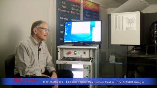 CTE Software Training Video (EO Test) - Resolution with VIS SWIR imager