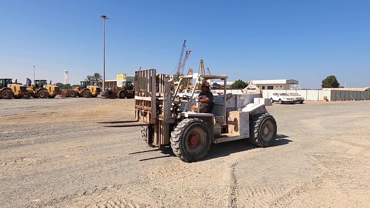 1996 Entwistle 8909 5 Ton 4x4x4 Rough Terrain Forklift Dubai, UAE