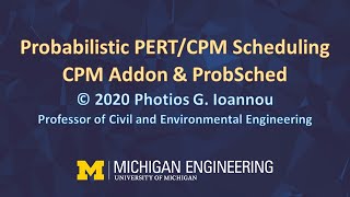 430 - Probabilistic Scheduling - CPM Addon - ProbSched