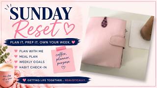 Sunday Reset | Planning My Week • August 2, 2026