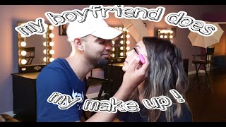 MY BOYFRIEND DOES MY MAKEUP ! | better than me :(