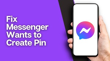 Messenger Wants to Create Pin  How to Ignore This Message | Set Up a Way to Access Your Chat History