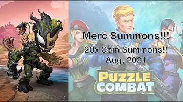 Puzzle Combat -- August 21 Mercenary Summons