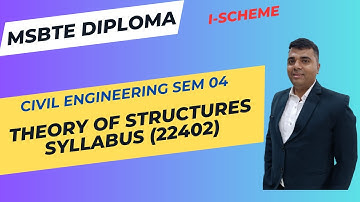 Diploma Theory Of Structure Syllabus/MSBTE I-Scheme/Civil Engineering Semester 04.