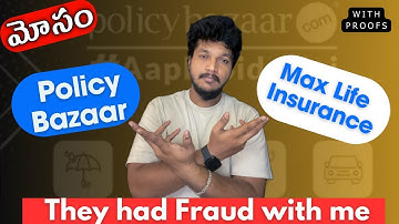 @Policybazaar  & @axismaxlifeinsurance  had a Fraud with me in Refund issue | In Telugu | Vishwakethan