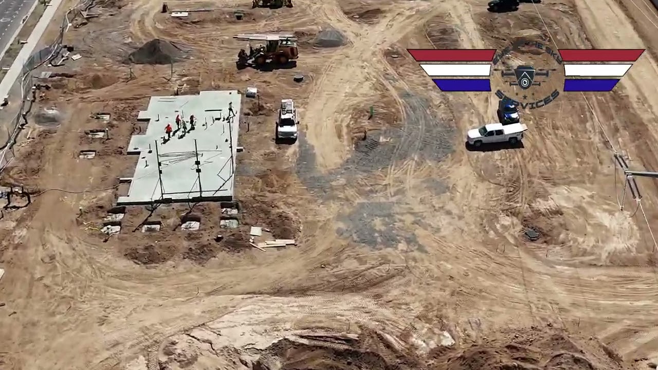 Aerial Construction Monitoring Dutch Bros & Wendy’s | Mesa Arizona Week 3 