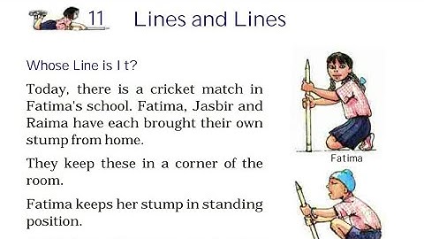 Lines and lines || class 2 || maths