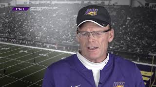 Mark Farley interview, UNI beats Lamar(FCS Playoffs) - Nov. 30, 2018(1 of 3)
