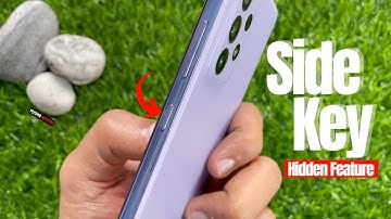 How to Use Side Key in Samsung Galaxy A72
