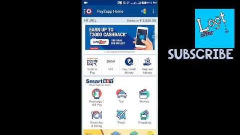 Payzap Bharat Qr code trick 250 CASHBACK received
