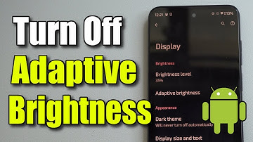 How to Turn Off Adaptive Brightness on Android Phone (Motorola Tutorial)