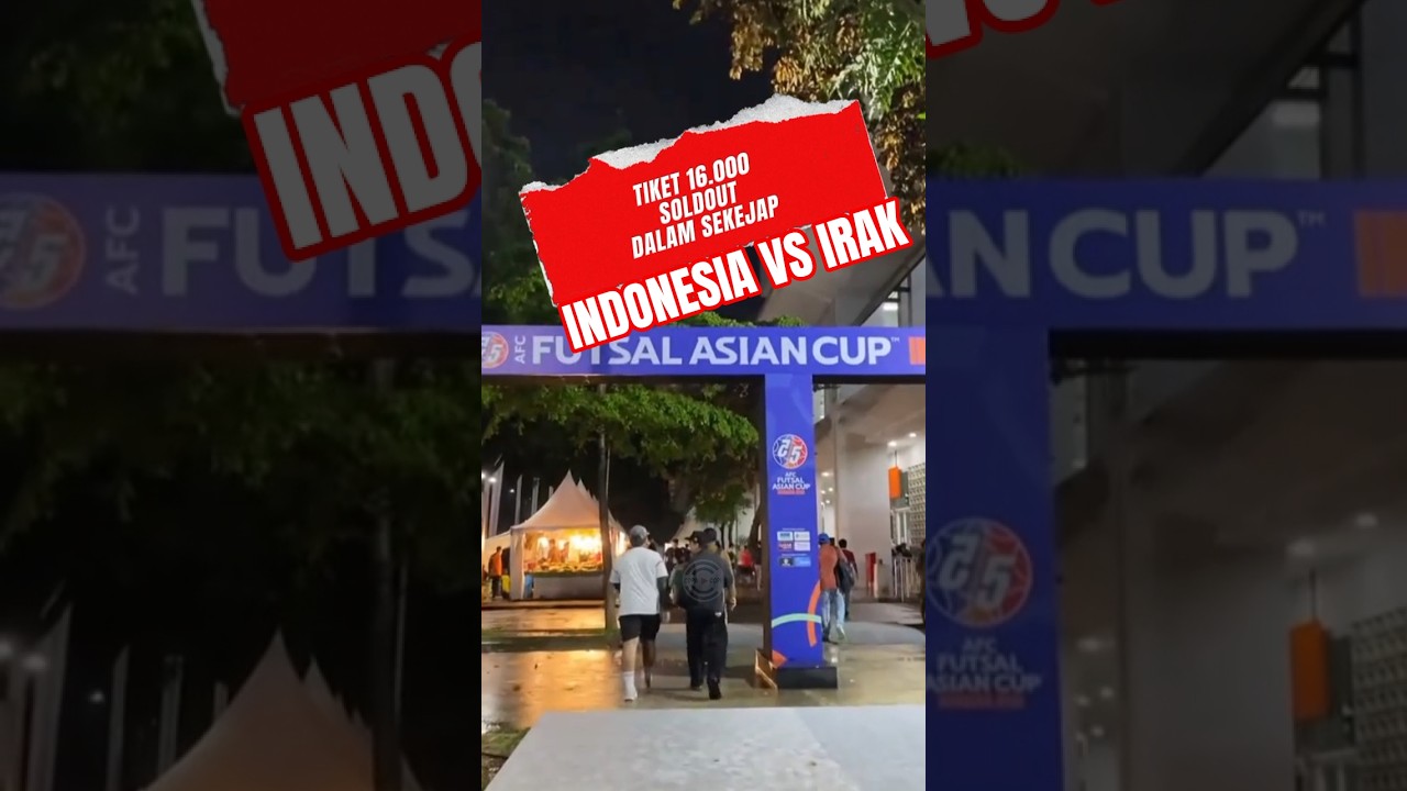 Tiket 16ribu soldout Indonesia vs irak 