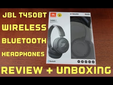 JBL T450BT Wireless Bluetooth Headphone Review & Unboxing
