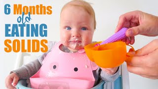 5/6 MONTH BABY 👶🏼  Solids 1st Time | Half Birthday Party
