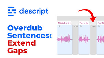 Extend Pauses Between Overdub Sentences in Descript