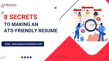 8 Secrets To Making An ATS Friendly Resume- Applicant Tracking System Resume: 2025