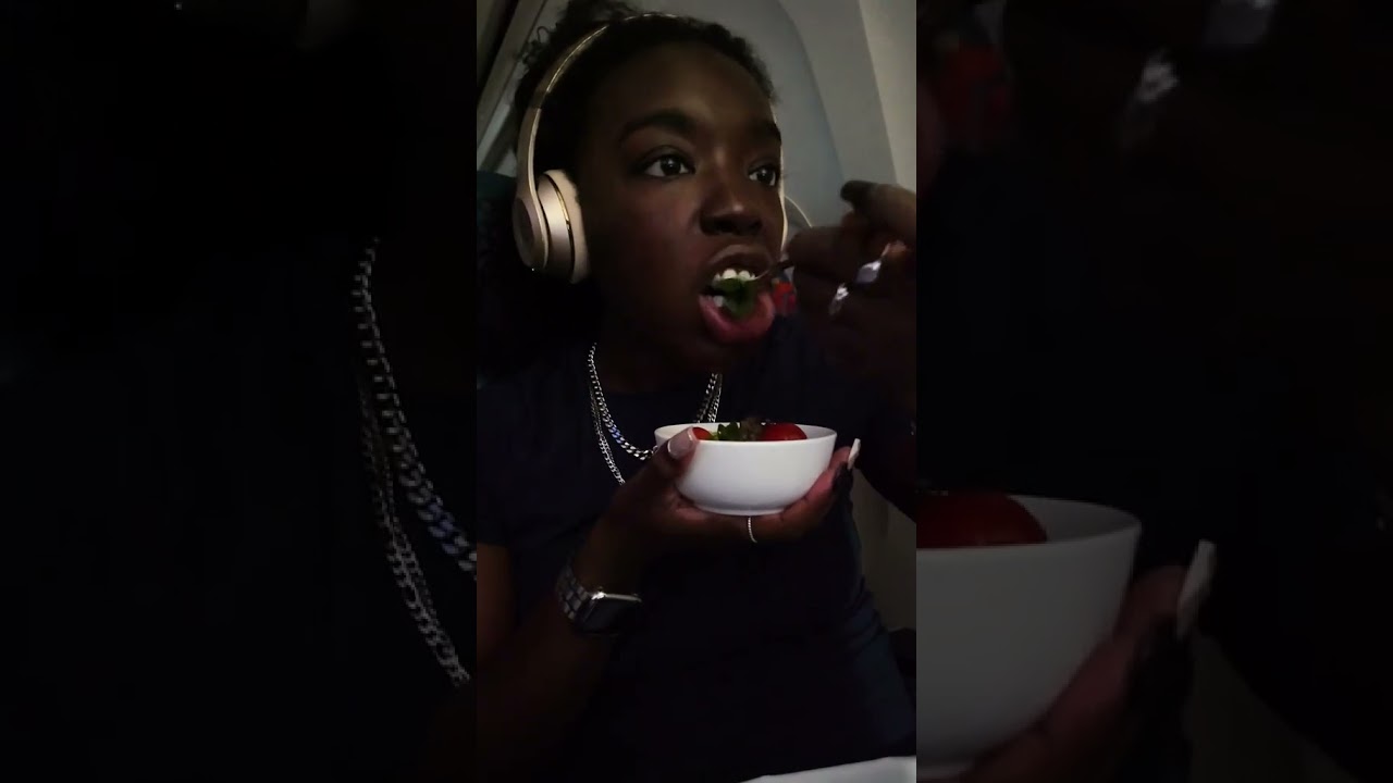 Flying first class for the first time ✈️