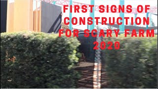 First signs of construction for Knotts Scary Farm 2020