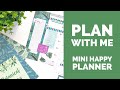 Unboxing and Plan With Me // Planything Subscription Box // Mini Dashboard Happy Planner