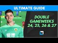 Ultimate Guide to FPL Double Gameweeks 24, 25 & Beyond. Fantasy Premier League Tips 2020/21