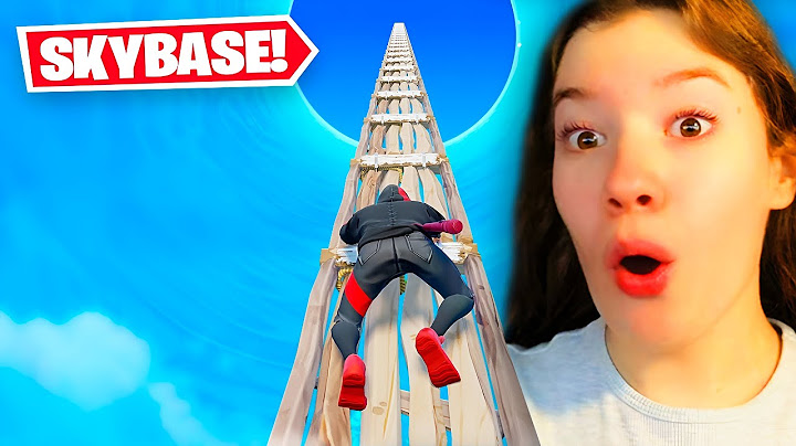 GANÉ CON UNA **SKYBASE** EN FORTNITE OG 🤩