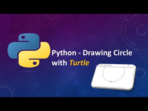 Python Drawing Circle using Turtle