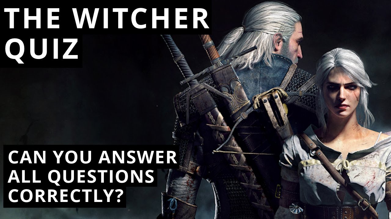 THE WITCHER QUIZ Test Your Knowledge About The Witcher Series YouTube