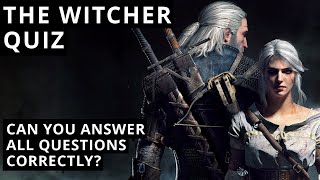 THE WITCHER QUIZ - Test Your Knowledge About The Witcher Series screenshot 3