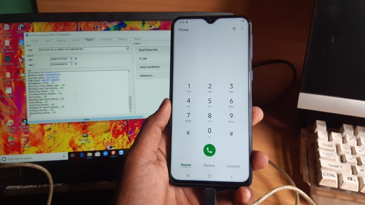 Samsung M10 M20 M30 M40 A10 A20 A30 A50 Imei Repire Success